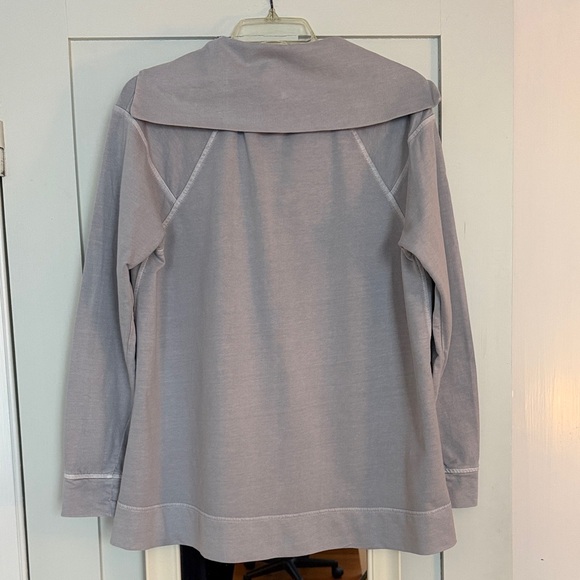 Pure Jill (J Jill) Gray Long Sleeve Hoodie - Picture 3 of 6